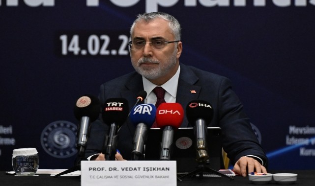 Bakan Işıkhan, "Mevsimlik Tarım İşçileri İzleme ve Değerlendirme Kurulu Toplantısı"nda konuştu