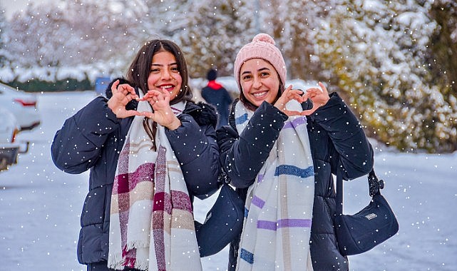 Beyaz bereket Karaman&#039;daki öğrencilere keyifli anlar yaşattı