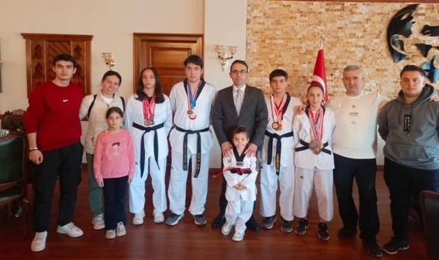 Beypazarı Kaymakamı Yılmaz'a sporculardan ziyaret