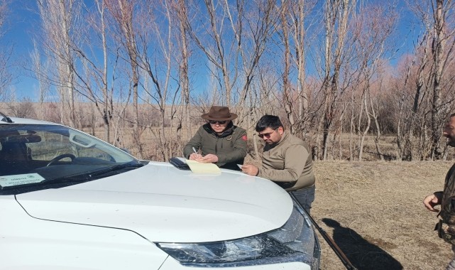 Kayseri&#039;de yasa dışı avlanan 3 kişiye idari işlem uygulandı