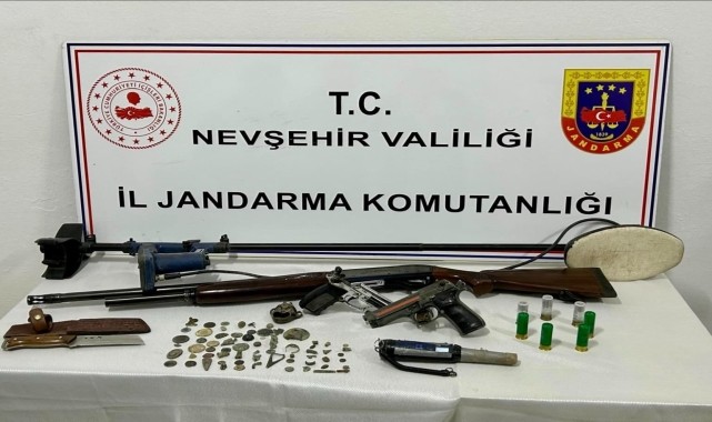 Nevşehir&#039;de tarihi eser niteliğinde 68 obje ele geçirildi