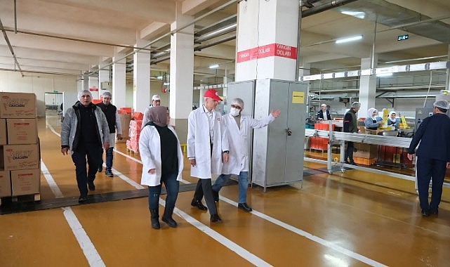 Vali Çiçekli, Anı Bisküvi&#039;yi ziyaret etti