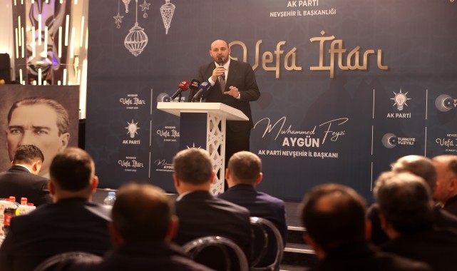 AK Parti Genel Başkan Yardımcısı Büyükgümüş, Nevşehir'de iftar programında konuştu: