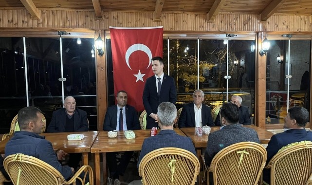 Akıncılar&#039;da muhtarlar iftarda bir aya geldi