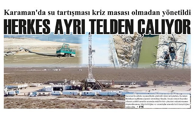 Herkes ayrı telden çalıyor