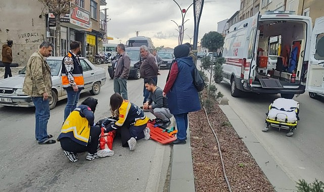 Karaman&#039;da motosiklet kazası 1 yaralı