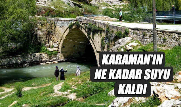 Karaman'ın ne kadar suyu kaldı