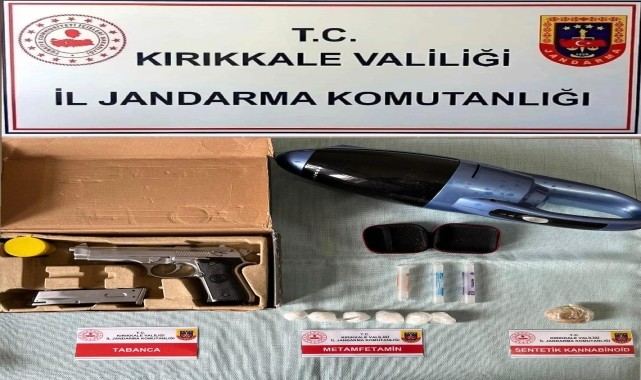 Kırıkkale'de 1 şüpheli yolcu otobüsünde uyuşturucuyla yakalandı