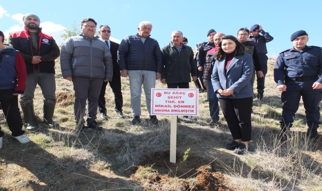 Bahşılı&#039;da şehit ve gazilerin anısına fidan dikildi