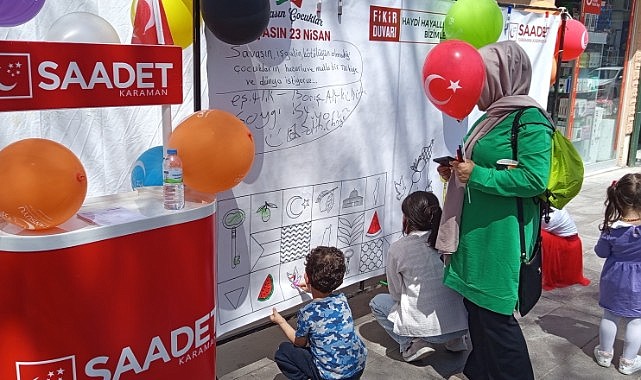 Karaman SP: &quot;Çocuklar yaşasın&quot;