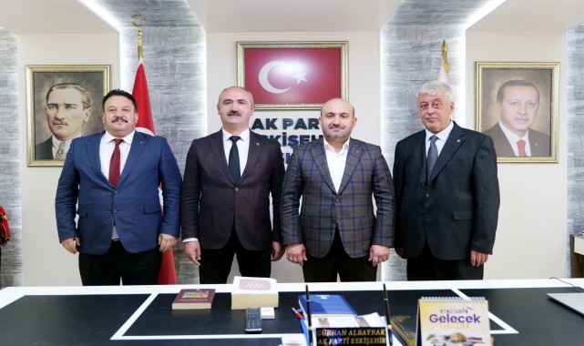 Mihalıççık Belediye Başkanı Çorum&#039;dan AK Parti İl Başkanı Albayrak&#039;a ziyaret