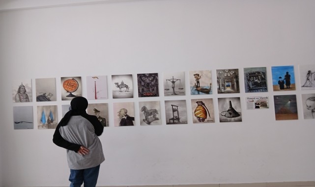 Seydişehir&#039;de karikatür sergisi açıldı