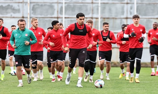 Sivasspor, Antalyaspor maçının hazırlıklarını sürdürdü