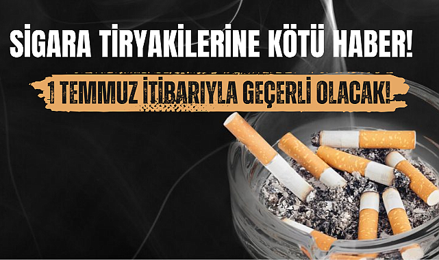 Açık Alanda Sigara İçmeye 6 Bin TL Ceza Yasak Geliyor! 1 Temmuz&#039;da Başlıyor!  