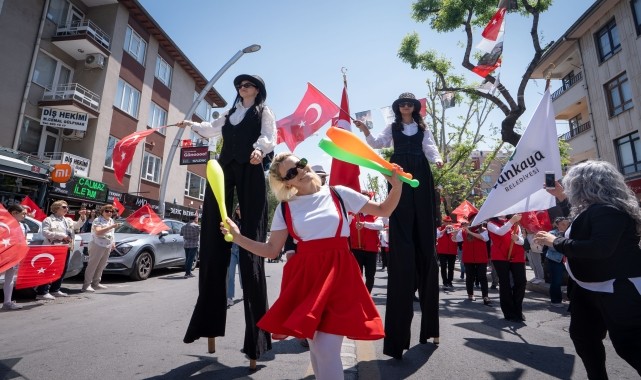 Başkentte, &quot;19 Mayıs&quot; dolayısıyla kortej yürüyüşü yapıldı