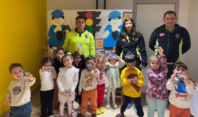 Beypazarı&#039;nda çocuklara trafik eğitim verildi