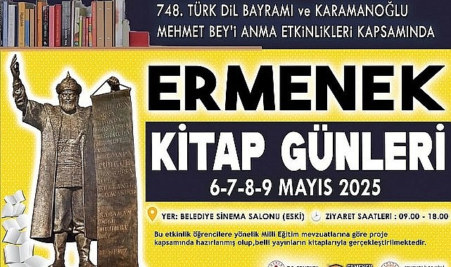 Ermenek Kitap Günleri Başlıyor