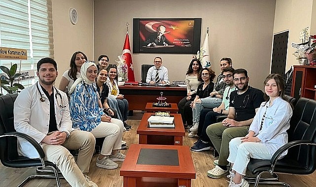 Geleceğin hekimleri Başhekim Toprak&#039;la buluştu