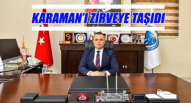 Karaman'ın ismini zirveye taşıdı
