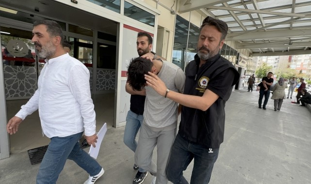 Konya&#039;da tartıştığı kişiyi taşla başından yaralayan şüpheli tutuklandı