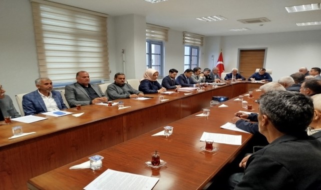 Korgun&#039;da muhtarlar toplantısı yapıldı