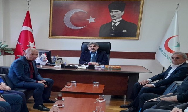 MHP İlçe Başkanı Orhan&#039;dan başhekim Başkaya&#039;ya ziyaret