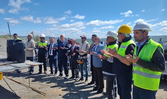 Şarkışla&#039;da Kale Cami yapımı için temel atma töreni yapıldı