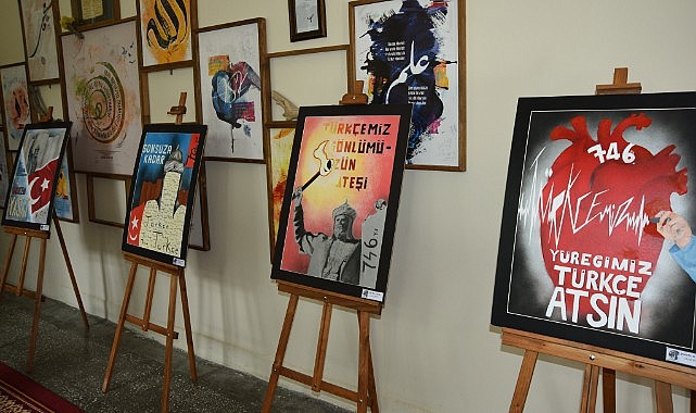 Türk Dili&#039;nin izleri tuvalde