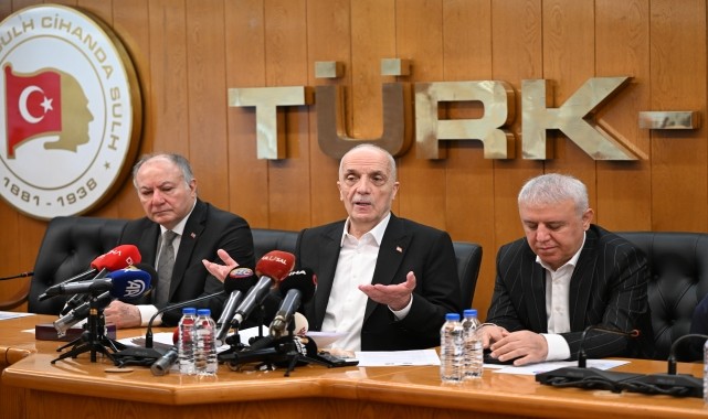 TÜRK-İŞ Genel Başkanı Atalay, basın toplantısı düzenledi: