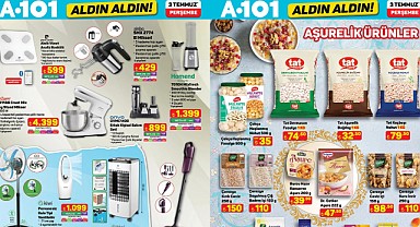 A101’e Hava Soğutucu ve Aşurelik Ürünler Geliyor! A101 3 Temmuz Aktüel Kataloğu!  