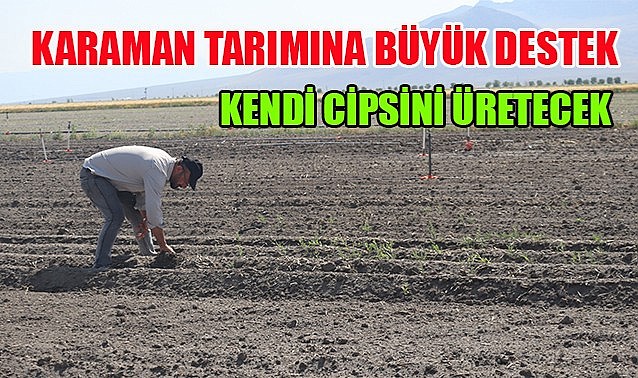Karaman tarımına büyük destek