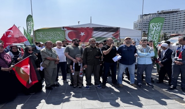 &quot;Küresel Gazze Yürüyüşü&quot;ne katılacak Kayseri kafilesi yola çıktı