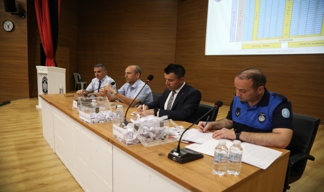 Melikgazi köy pazarında yer alacak esnafın yerleri kura ile belirlendi