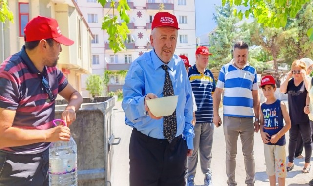 Nallıhan&#039;da sahipsiz hayvanlar için mama ve su bırakıldı