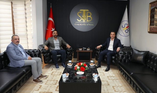 Öztürk&#039;ten Sivas Ticaret Borsasına veda ziyareti