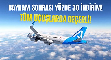 Uçak Biletlerine Yüzde 30 İndirim!  