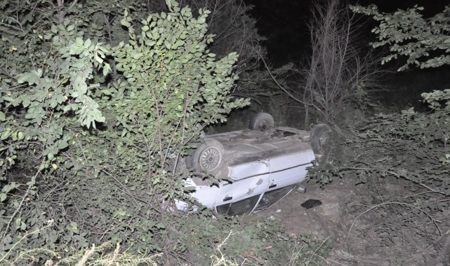 Yozgat&#039;ta otomobilin şarampole devrilmesi sonucu 4 kişi yaralandı