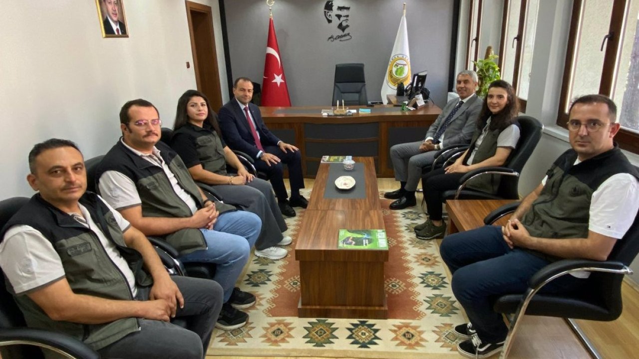 Beypazarı Kaymakamı Coşkun&#039;dan Orman İşletme Müdürlüğüne ziyaret