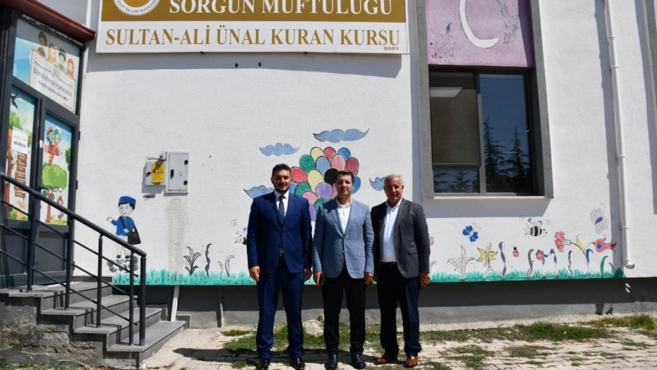 Sorgun Kaymakamı Canpolat&#039;tan Kur&#039;an kurslarına ziyaret