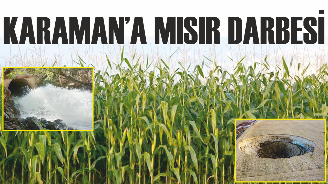 Karaman’a mısır darbesi