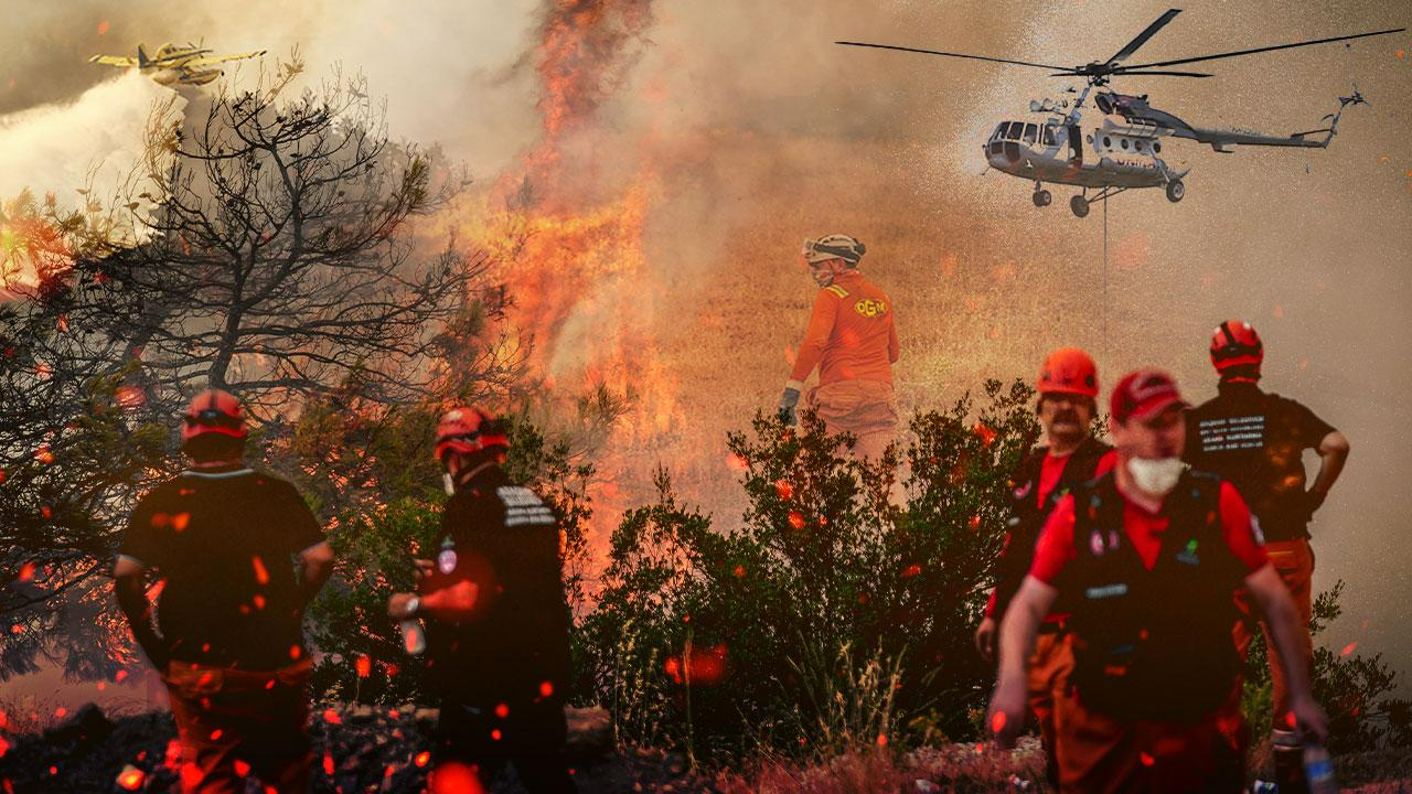 Alevlerle mücadele sürüyor