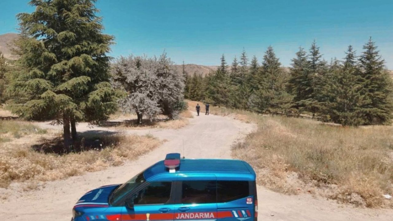 Kayseri&#039;de jandarma, olası yangınlara karşı ormanlık alanları denetliyor