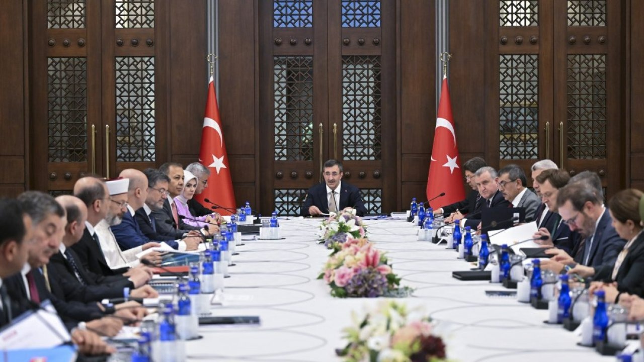 Cumhurbaşkanı Yardımcısı Yılmaz, Bağımlılıkla Mücadele Yüksek Kurulu Toplantısı&#039;nda konuştu: