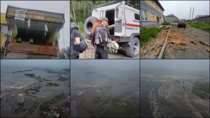 Rusya&#039;da 8,8 büyüklüğünde deprem