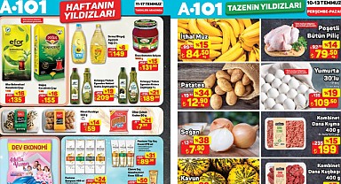 A101’de Pazar Günü Kuşbaşı ve Ayçiçek Yağına İndirim Geldi! A101 13 Temmuz Aktüel Kataloğu! 
