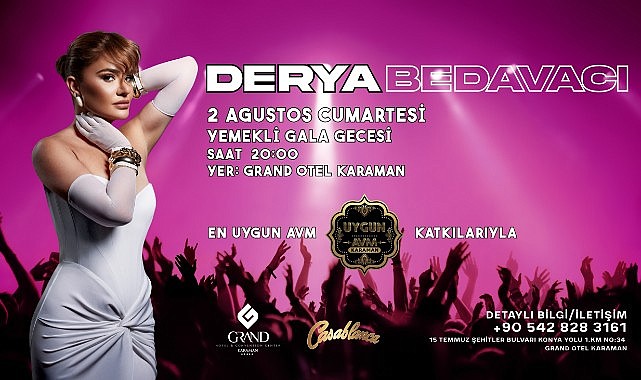 Arabeskin kraliçesi Karaman&#039;da