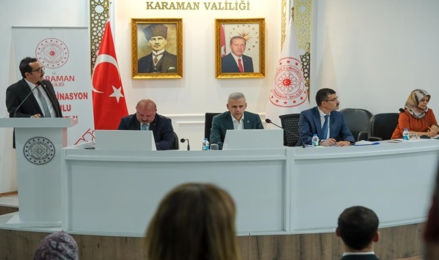 Karaman&#039;da İl Koordinasyon Kurulu Toplantısı yapıldı