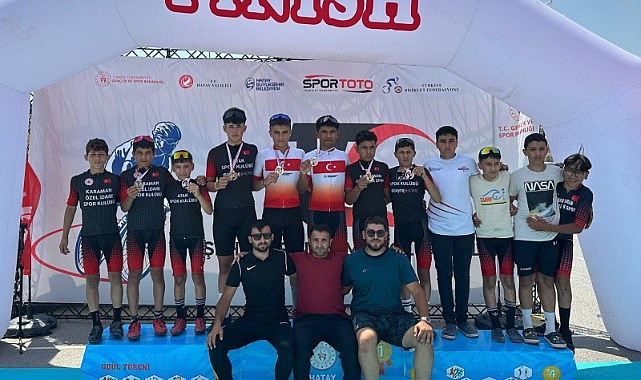 Karamanlı pedallar Hatay&#039;da madalya yağdırdı