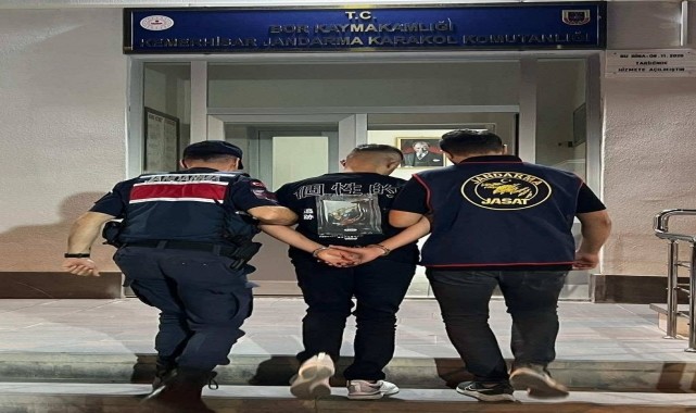 Niğde&#039;de hakkında 20 yıl 6 ay 29 gün hapis cezası bulunan hükümlü yakalandı