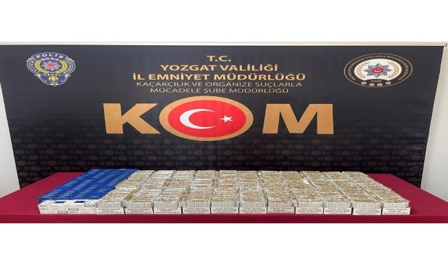 Yozgat&#039;ta 10 bin makaron ele geçirildi